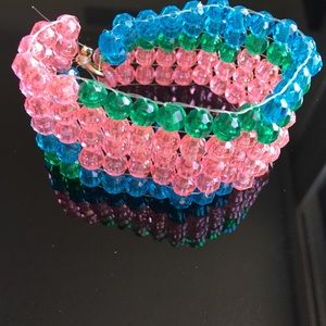 Rainbow 🌈 futuristic bead bracelet